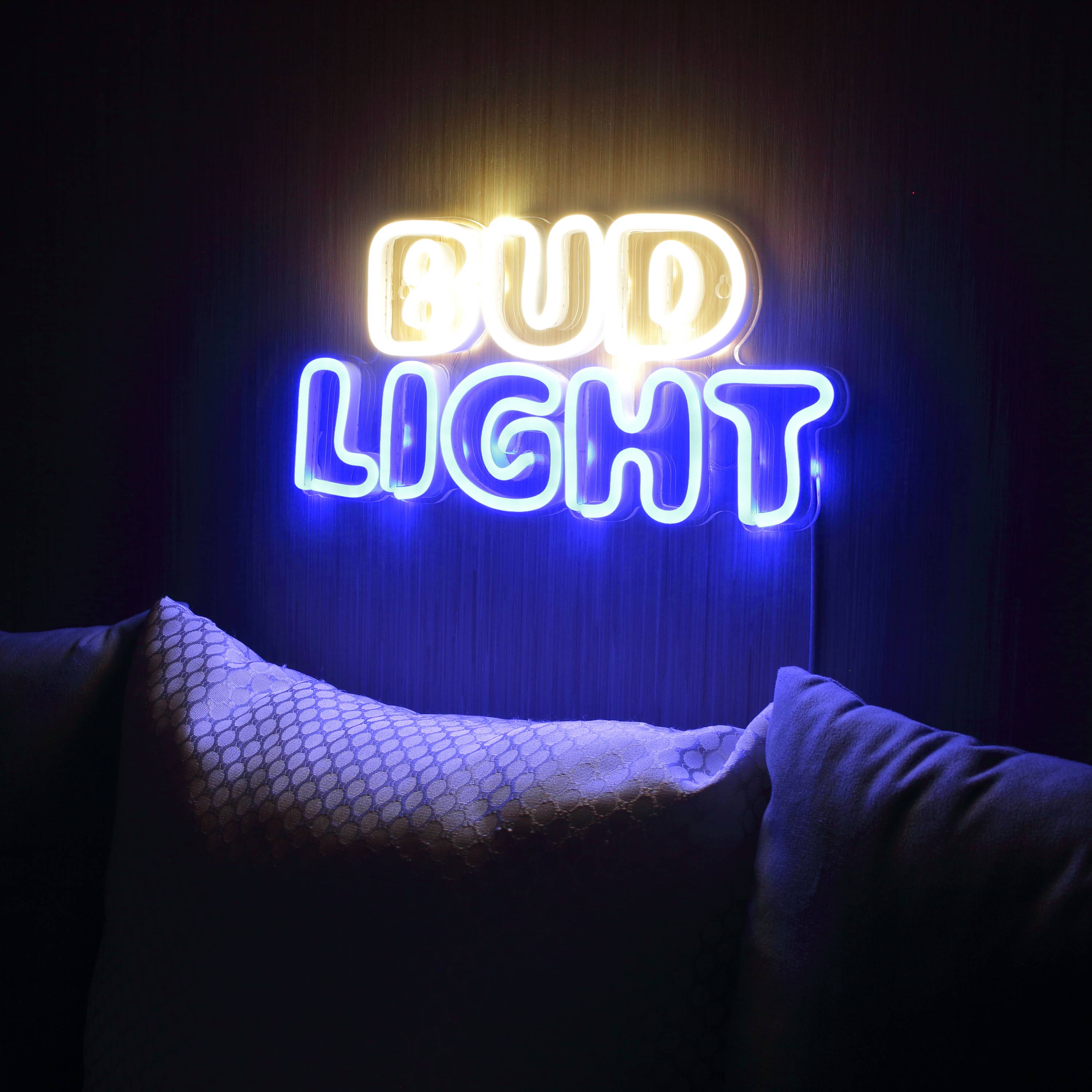Bud Light Large Flex Neon LED Sign