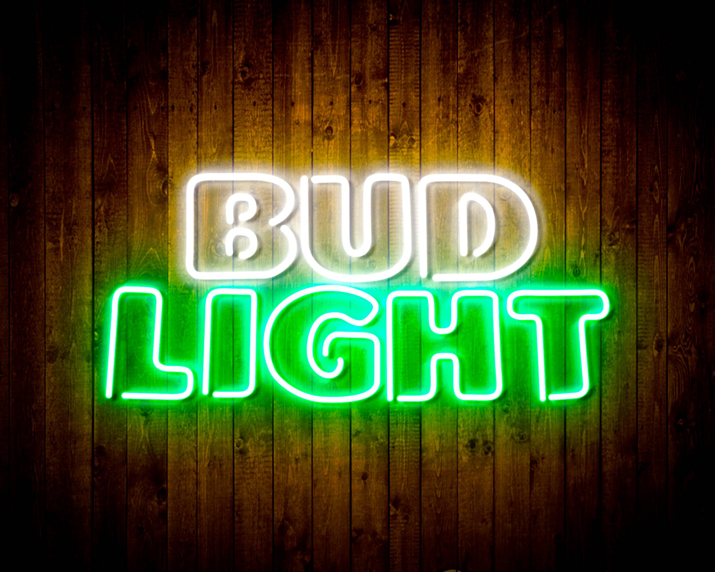 Bud Light Bar Handmade Neon Flex LED Sign