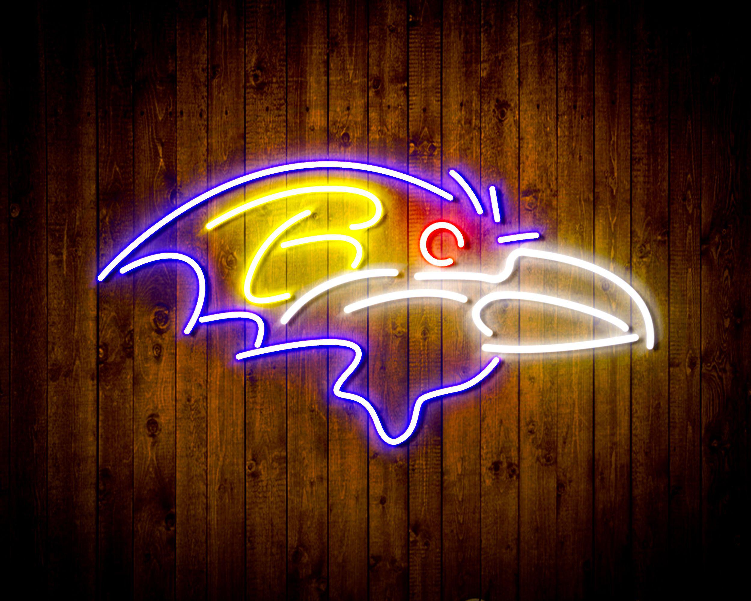 Baltimore Ravens Neon-Like Flex LED Sign Multi Color