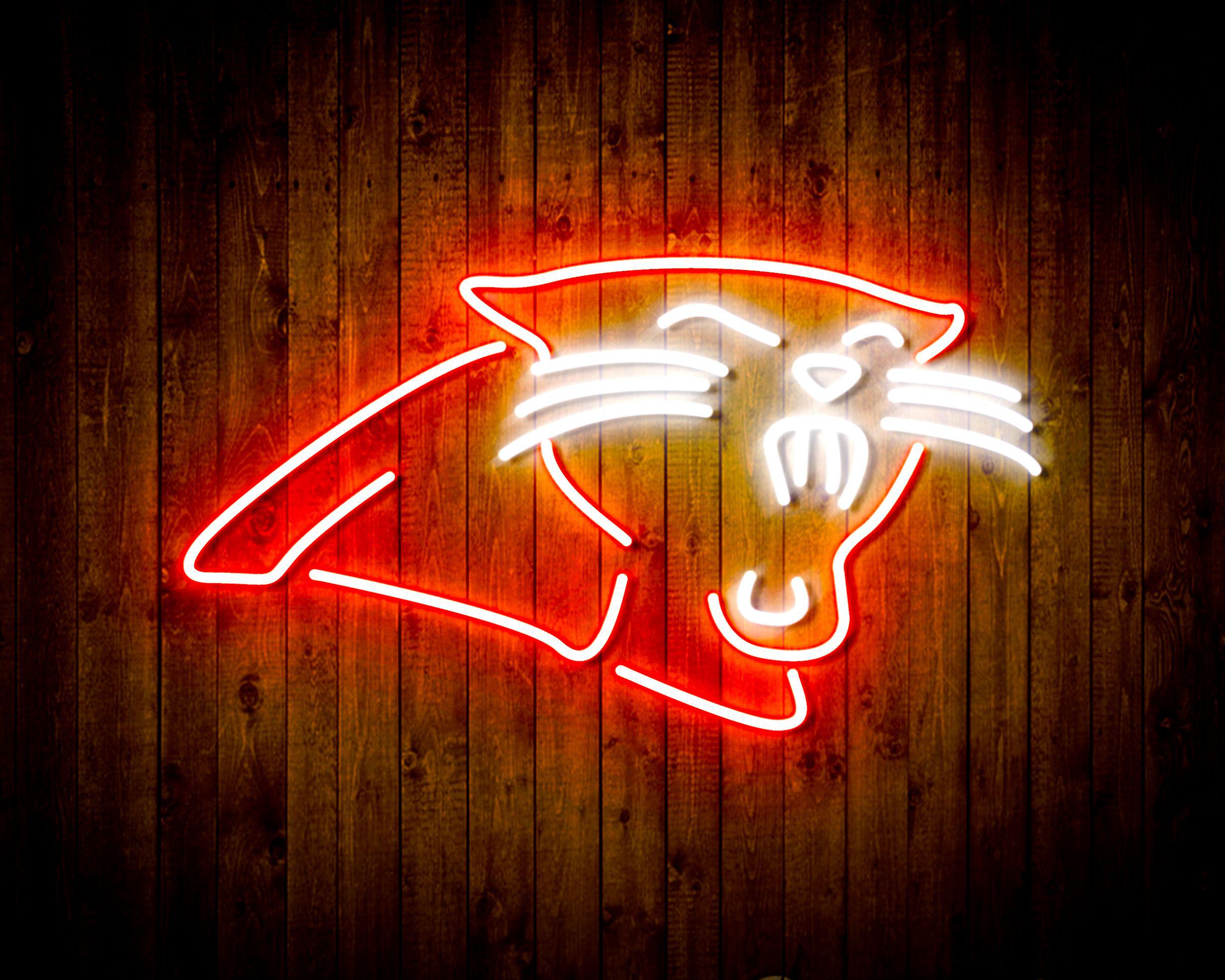 Carolina Panthers Neon-Like Flex LED Sign Dual Color - ProLedSign