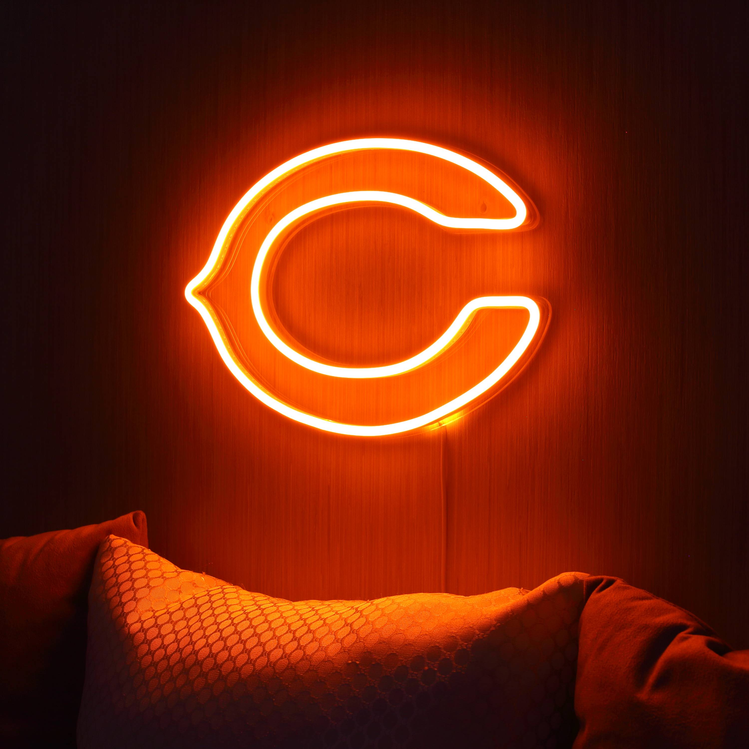 NFL Chicago Bears Large Flex Neon LED Sign