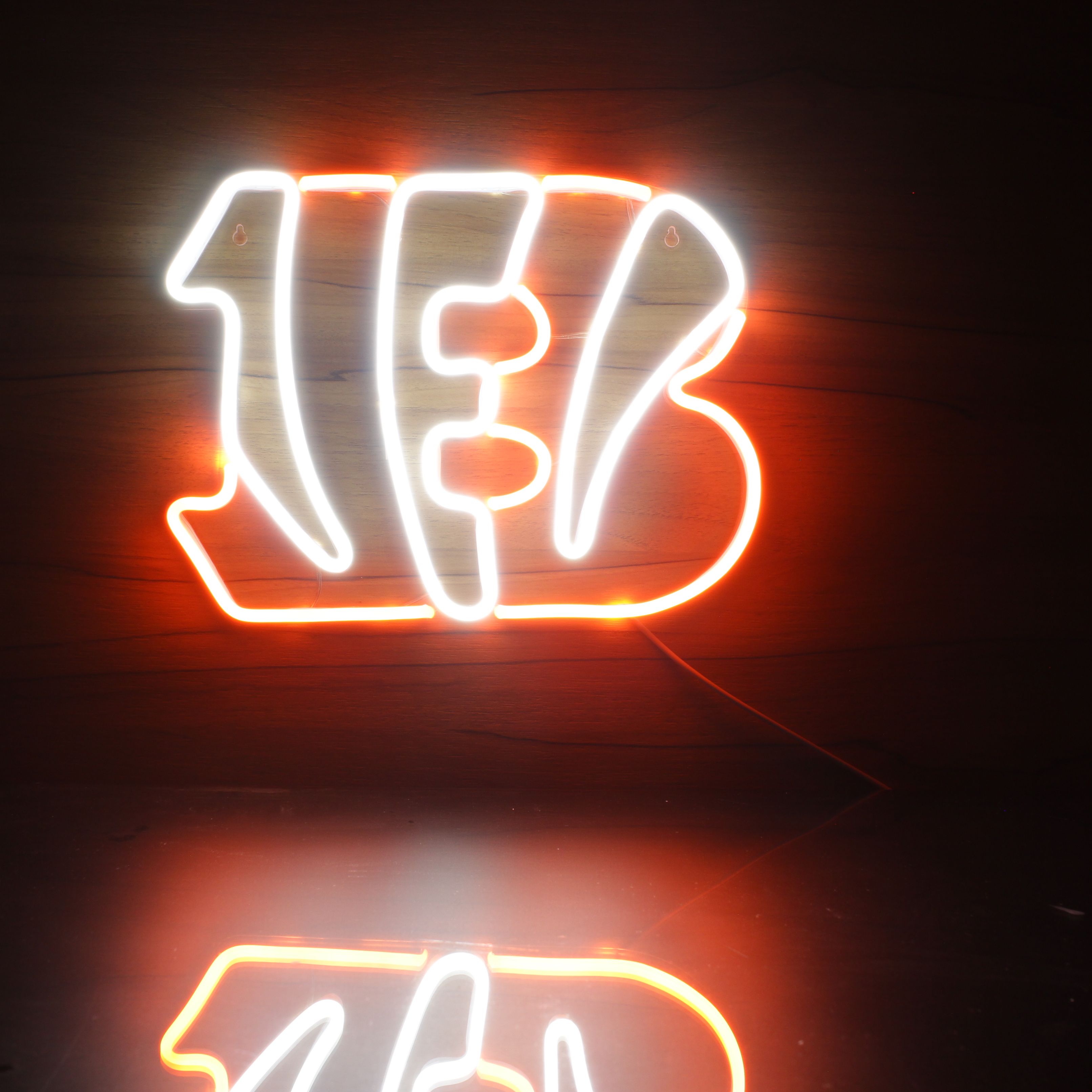 Cincinnati Bengals Neon-Like Flex LED Sign Dual Color - ProLedSign