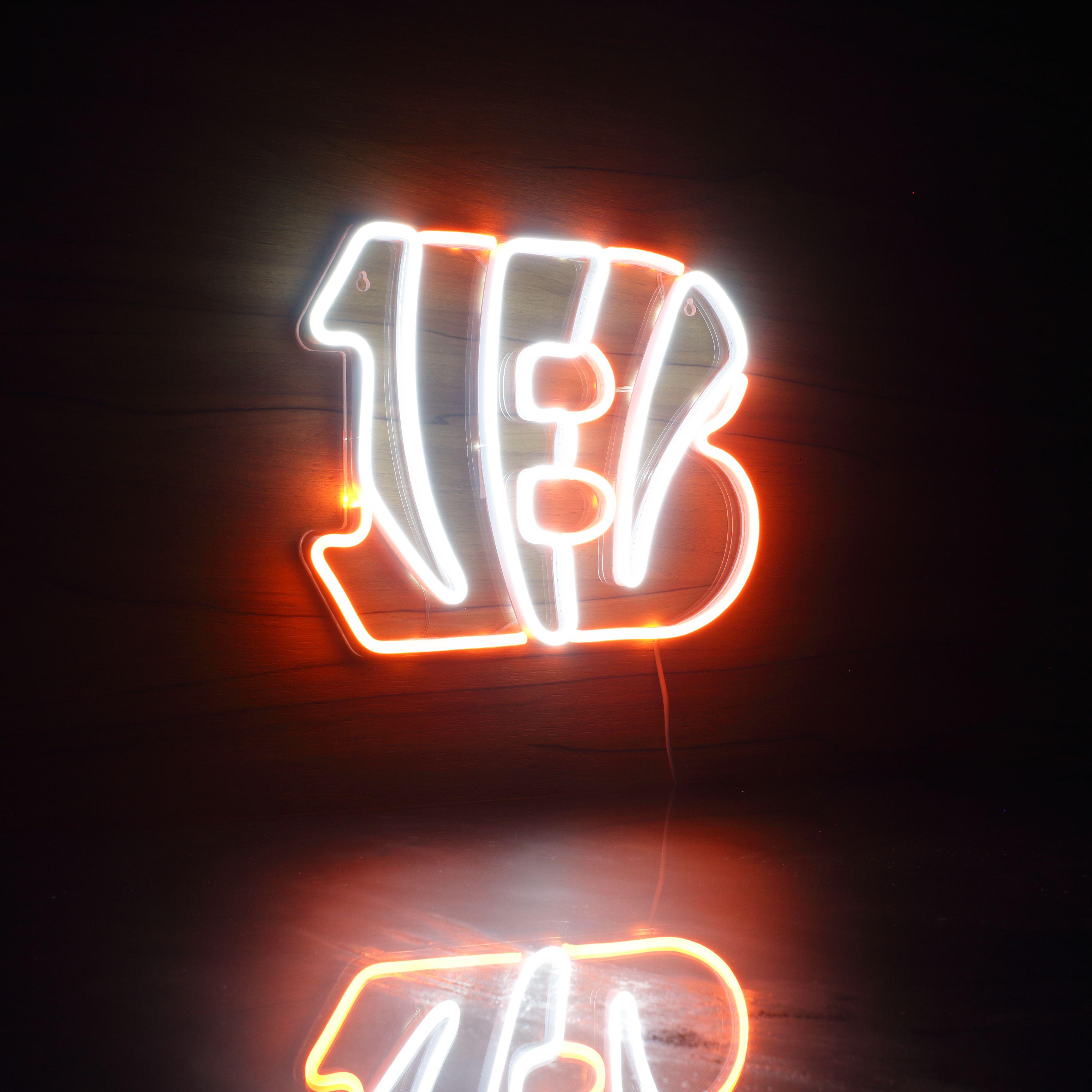 Cincinnati Bengals Neon-Like Flex LED Sign Dual Color - ProLedSign