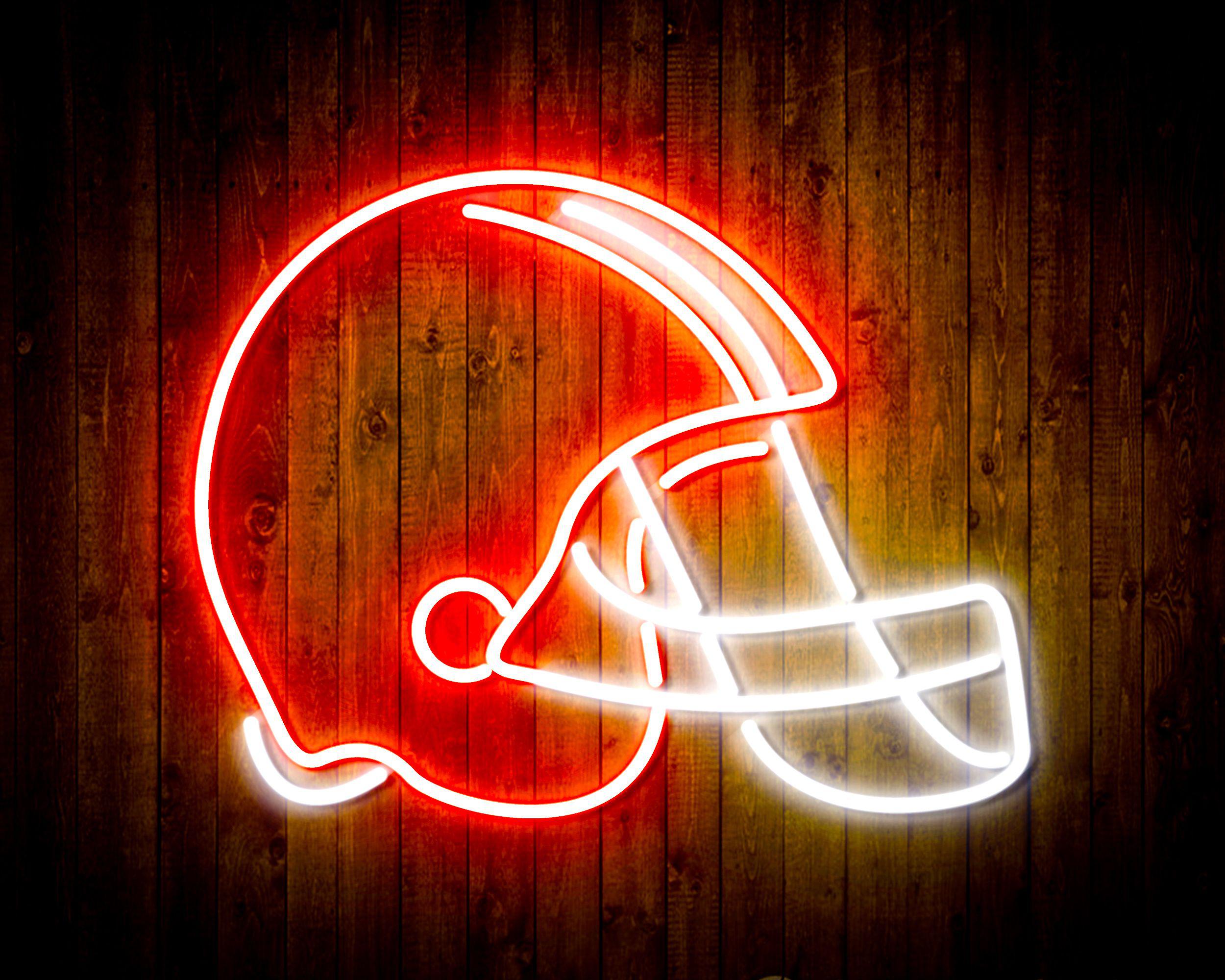 Cleveland Browns Collectibles Helmet Neon Flex LED Sign
