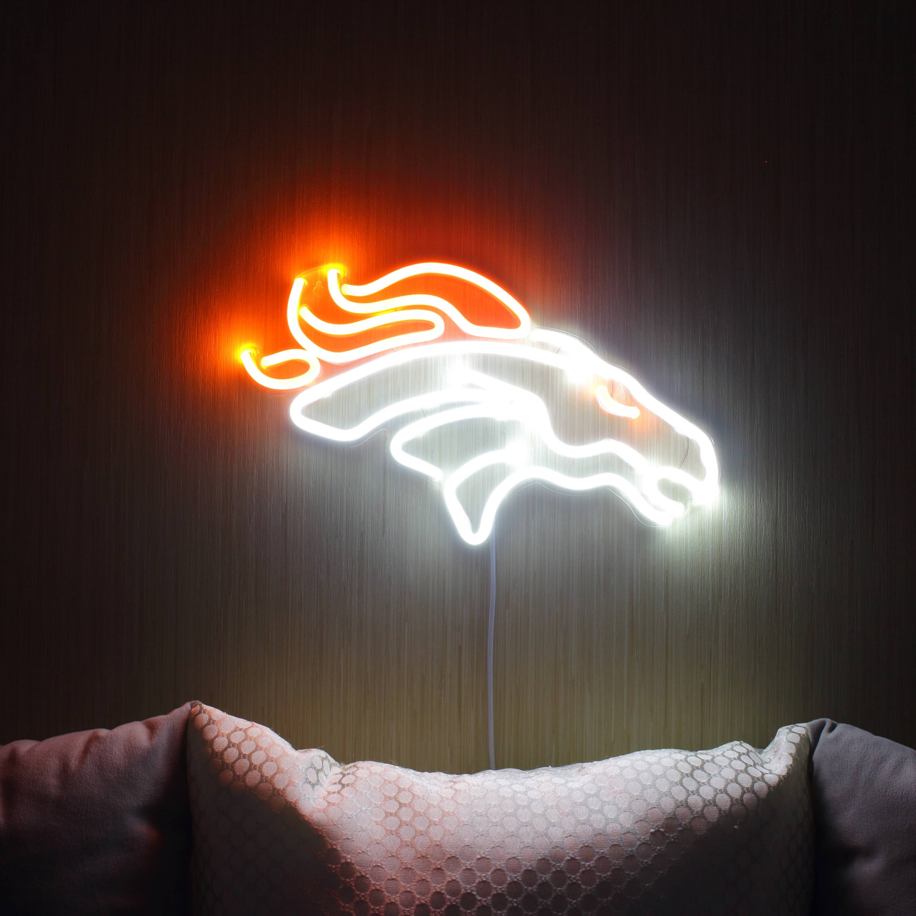 NFL Denver Broncos Large Flex Neon LED Sign