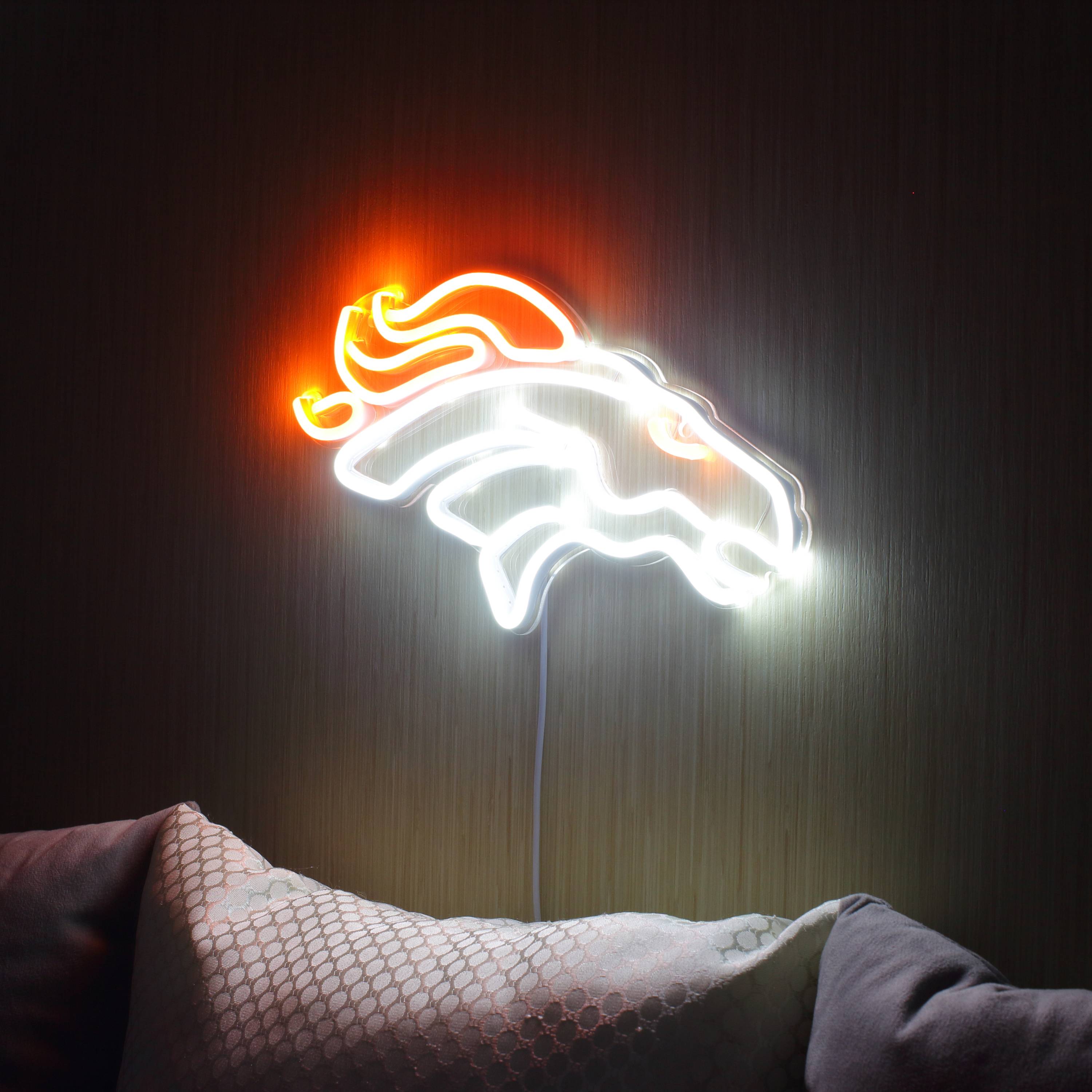 NFL Denver Broncos Large Flex Neon LED Sign