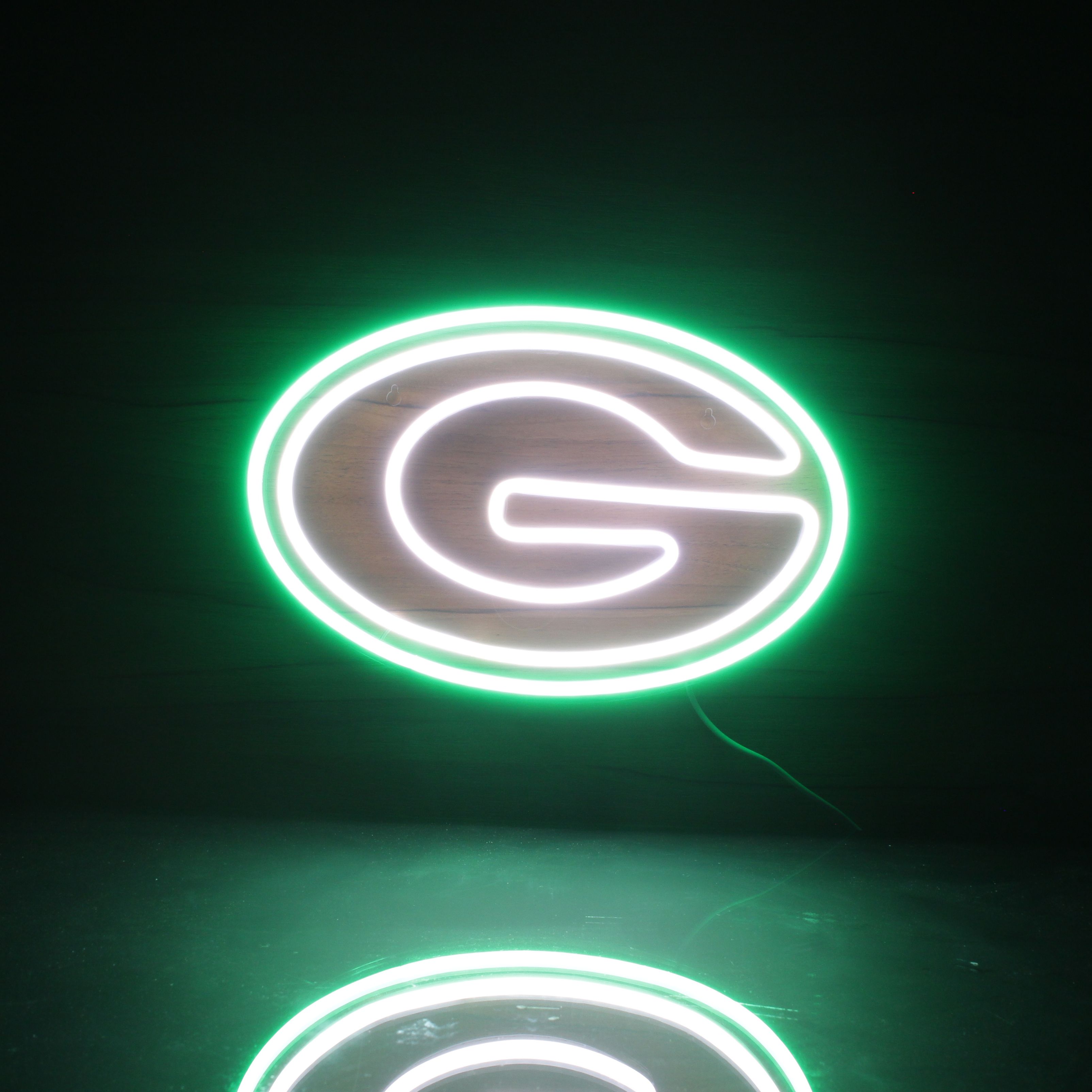 Green Bay Packers Neon-Like Flex LED Sign Dual Color - ProLedSign