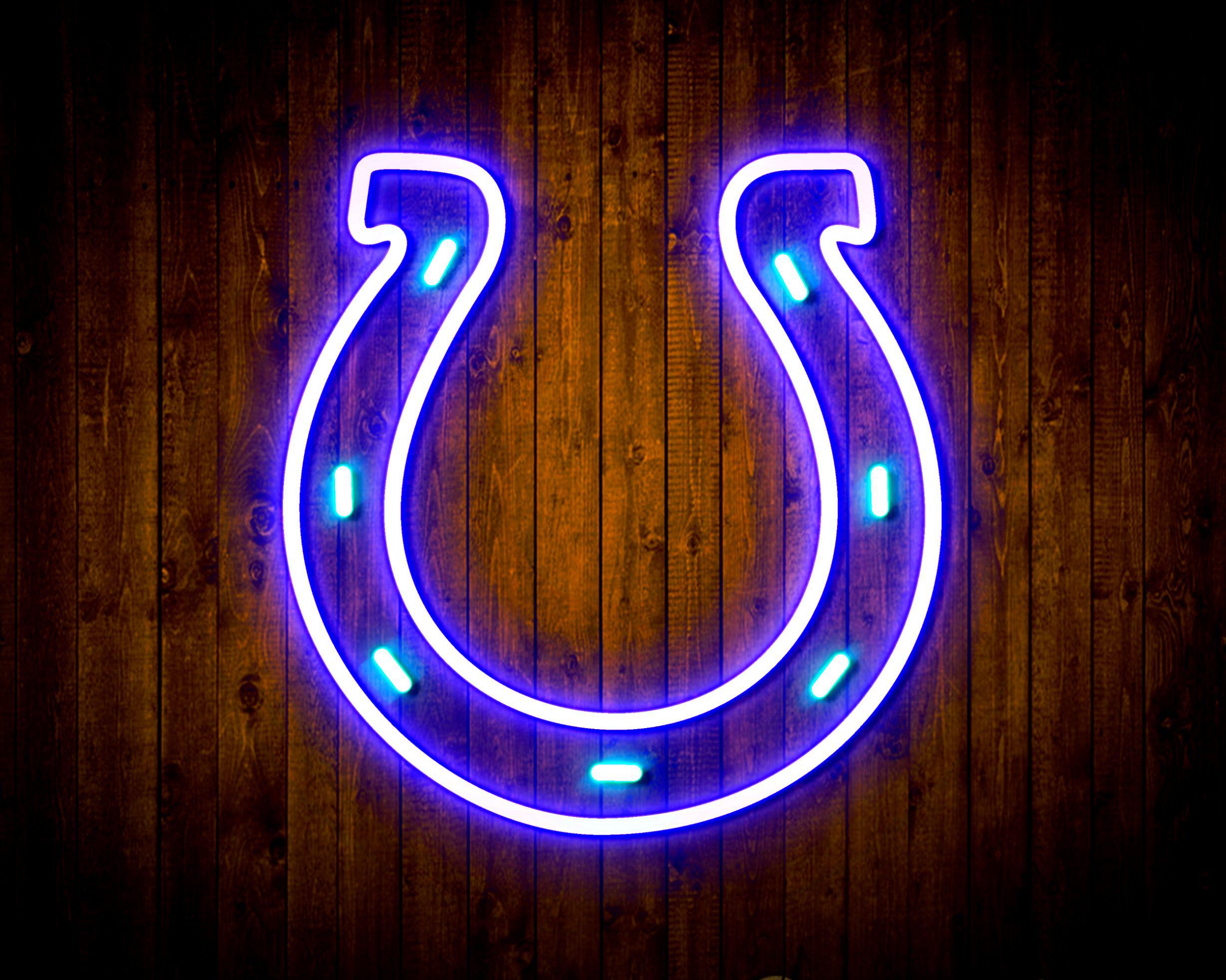 Indianapolis Colts Neon-Like Flex LED Sign Dual Color - ProLedSign