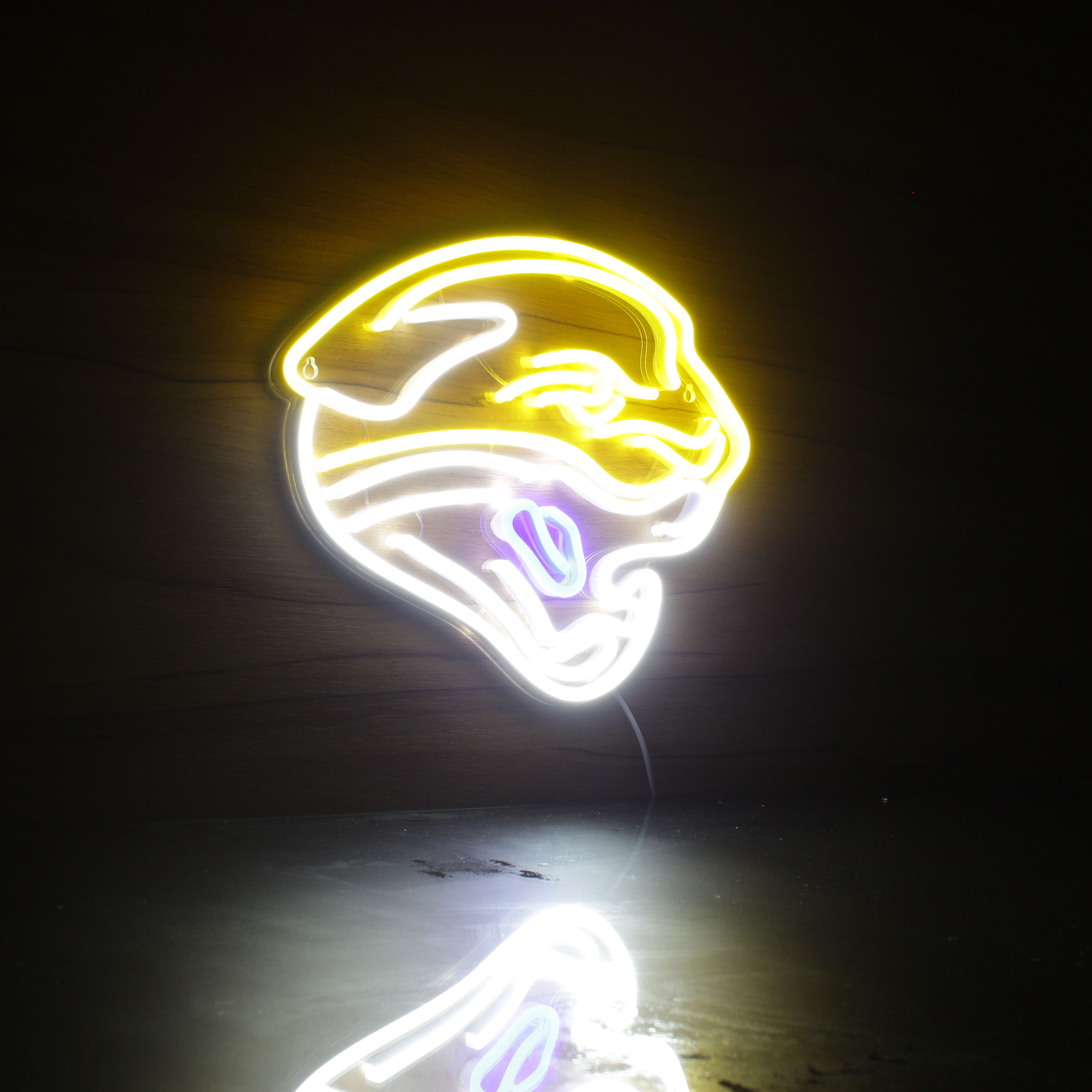 Jacksonville Jaguars Neon-Like Flex LED Sign Multi Color - ProLedSign