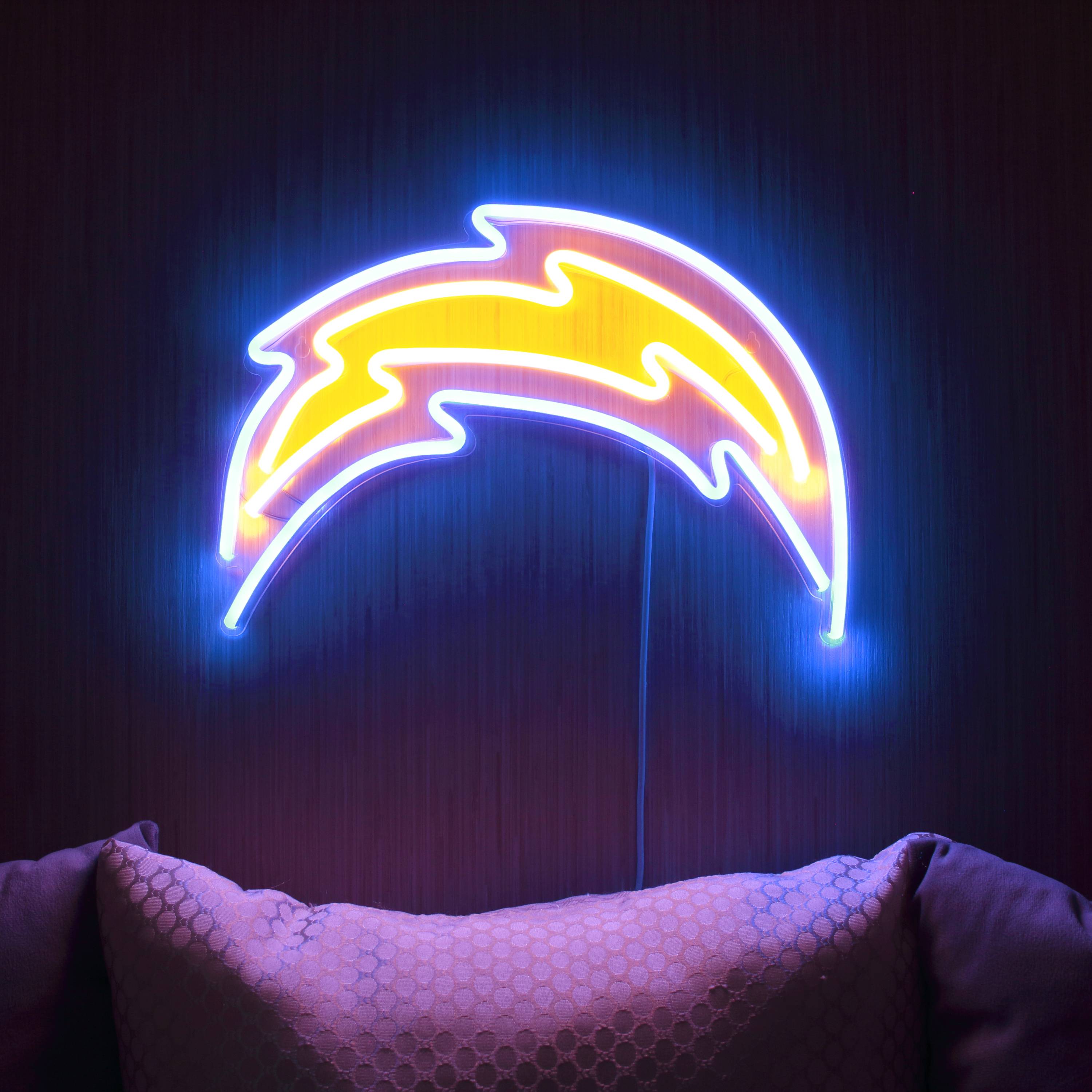 NFL Los Angeles Chargers Large Flex Neon LED Sign