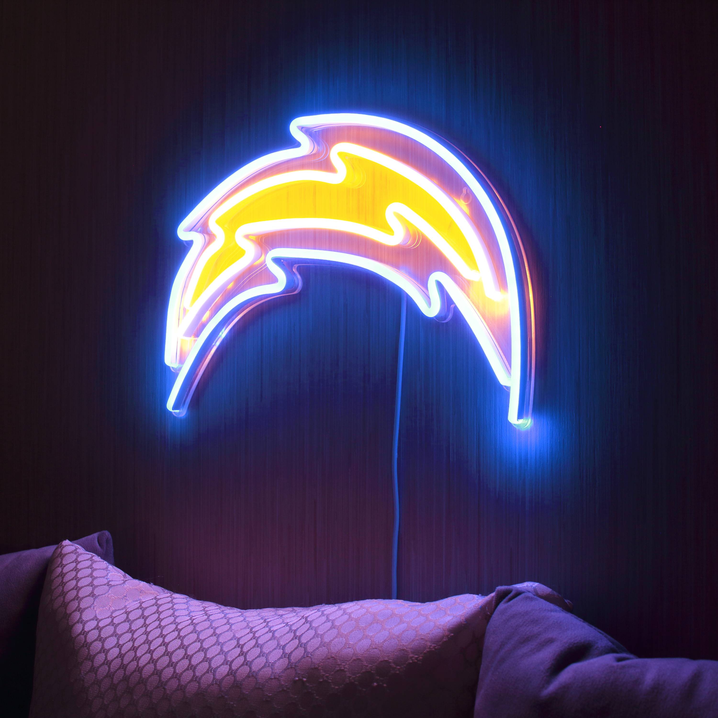 NFL Los Angeles Chargers Large Flex Neon LED Sign