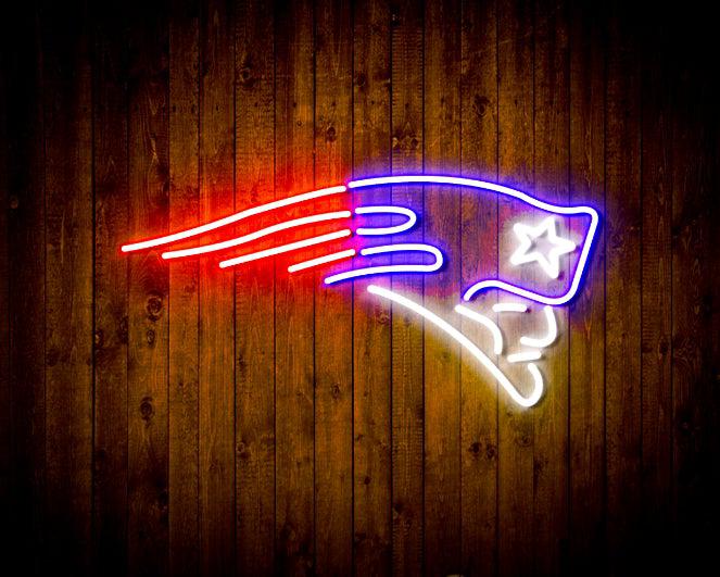New England Patriots Neon-Like Flex LED Sign Multi Color