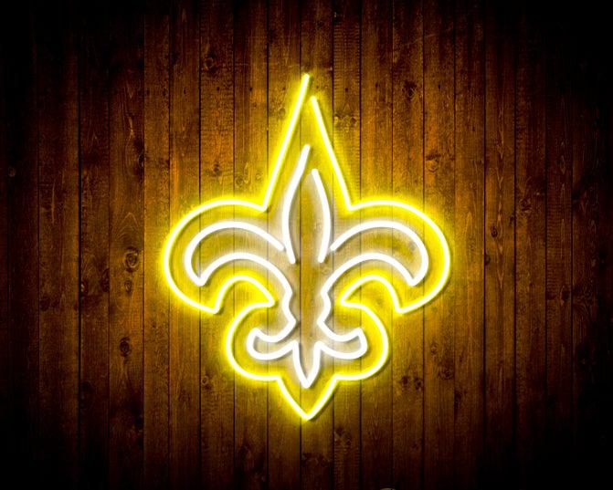 New Orleans Saints Neon-Like Flex LED Sign Dual Color - ProLedSign