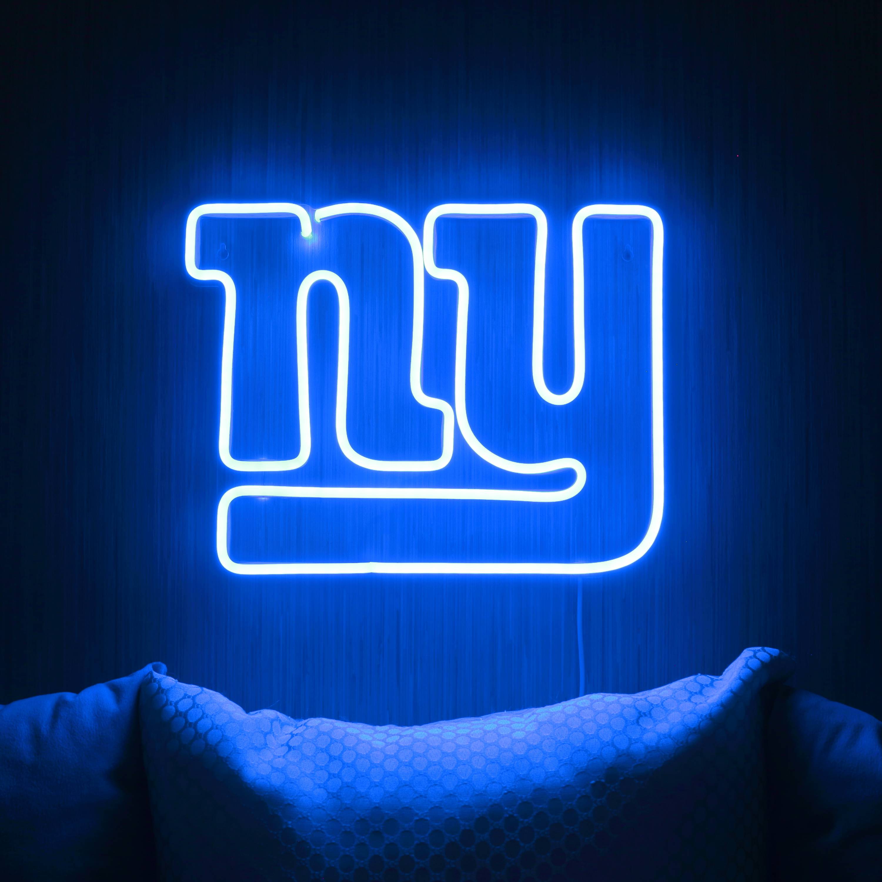 NFL New York Giants Sports Bar Flex Neon LED Sign