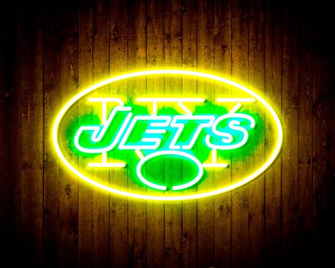 New York Jets Neon-Like Flex LED Sign Dual Color - ProLedSign