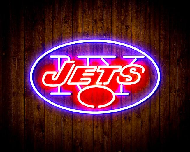New York Jets Neon-Like Flex LED Sign Dual Color