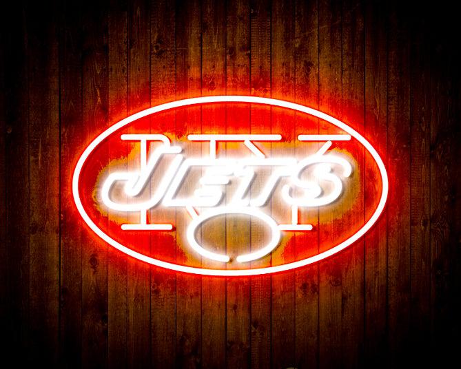 New York Jets Neon-Like Flex LED Sign Dual Color