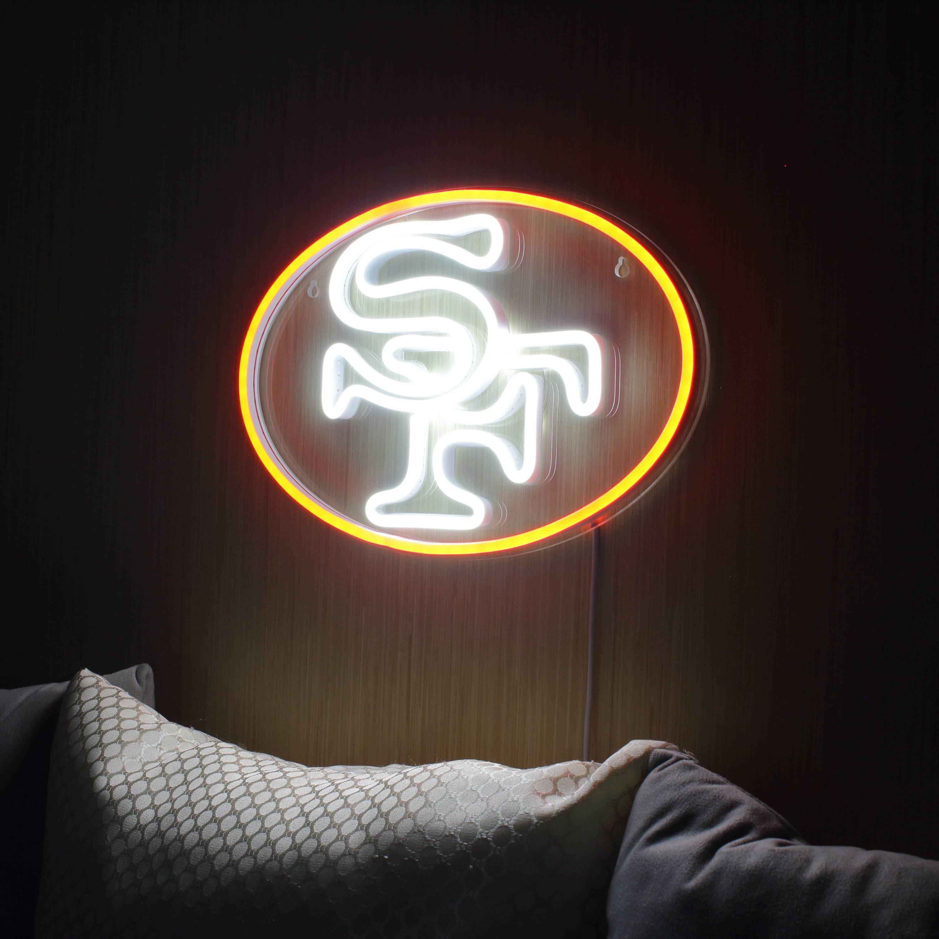 NFL San Francisco 49ers Large Flex Neon LED Sign