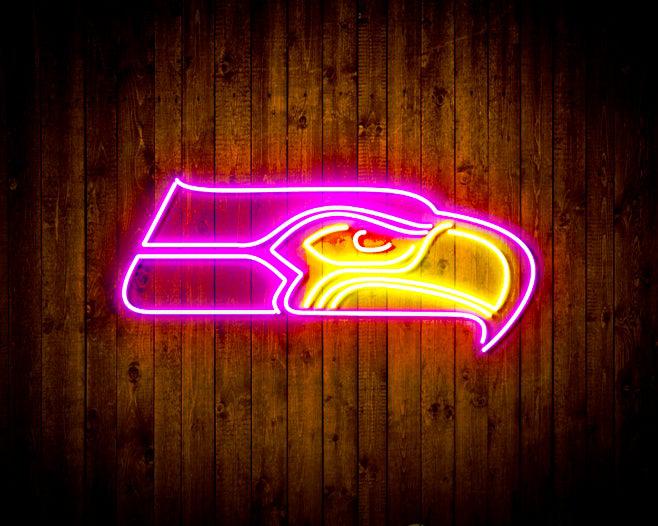 Seattle Seahawks Bar Decor Neon Flex LED Sign