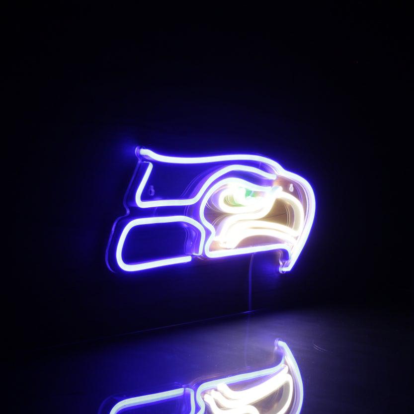 Seattle Seahawks Neon-Like Flex LED Sign Multi Color - ProLedSign