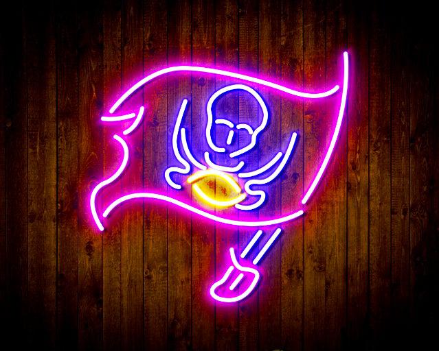 Tampa Bay Buccaneers Bar Neon Flex LED Sign