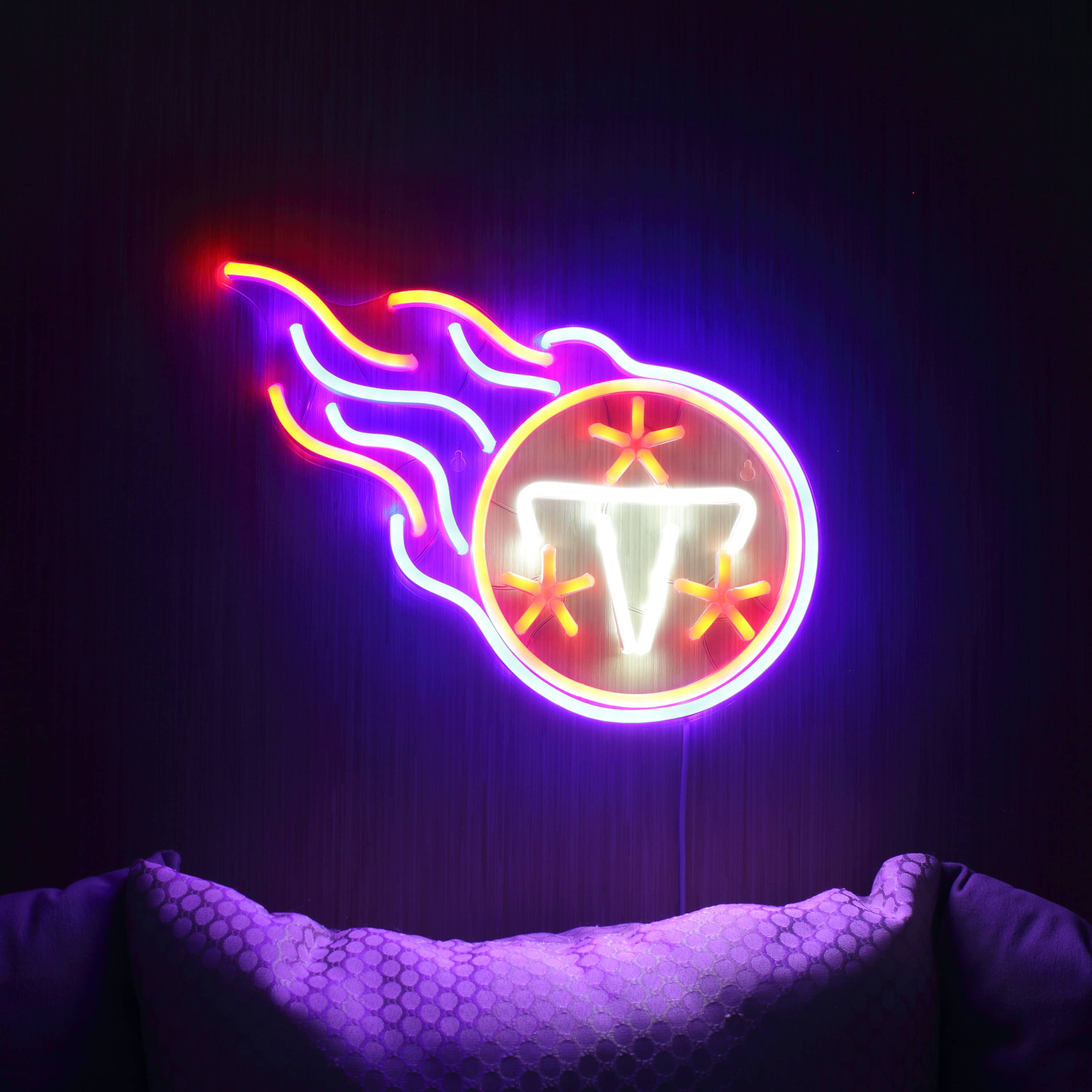 NFL Tennessee Titans Large Flex Neon LED Sign