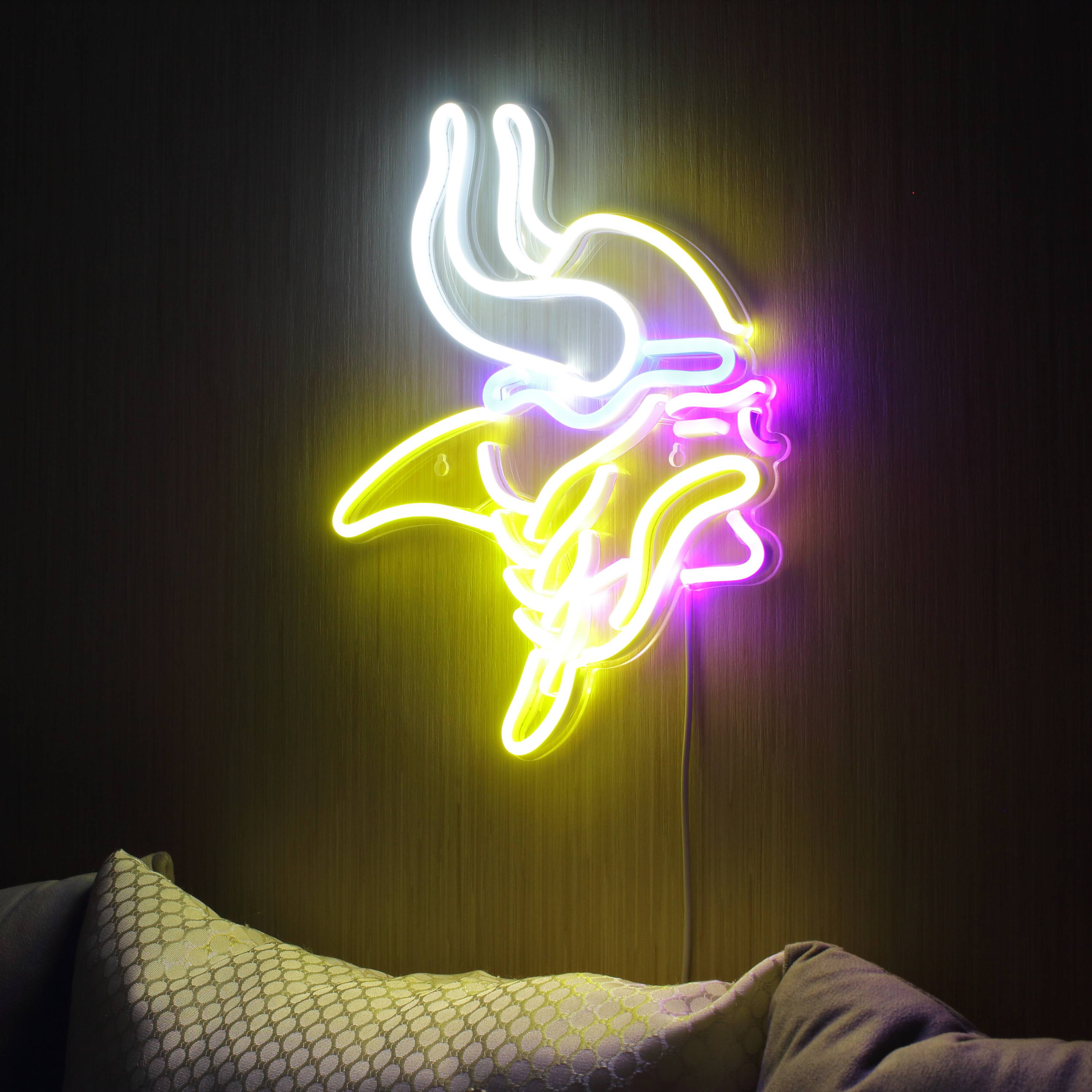 NFL Minnesota Vikings Large Flex Neon LED Sign