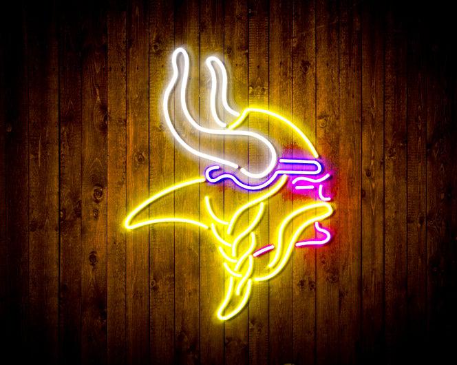 Minnesota Vikings Neon-Like Flex LED Sign Multi Color