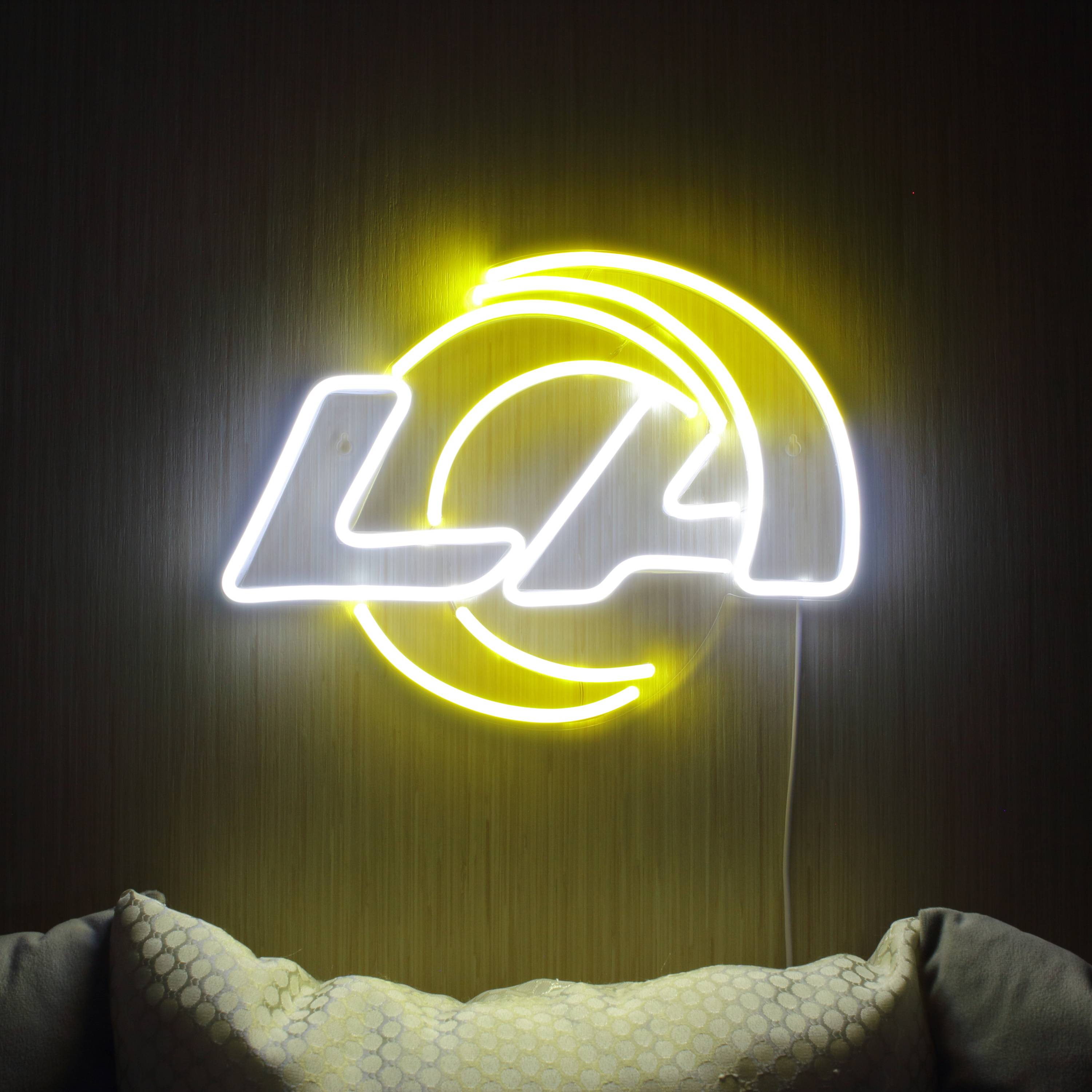 NFL Los Angeles Rams Bar Flex Neon LED Sign