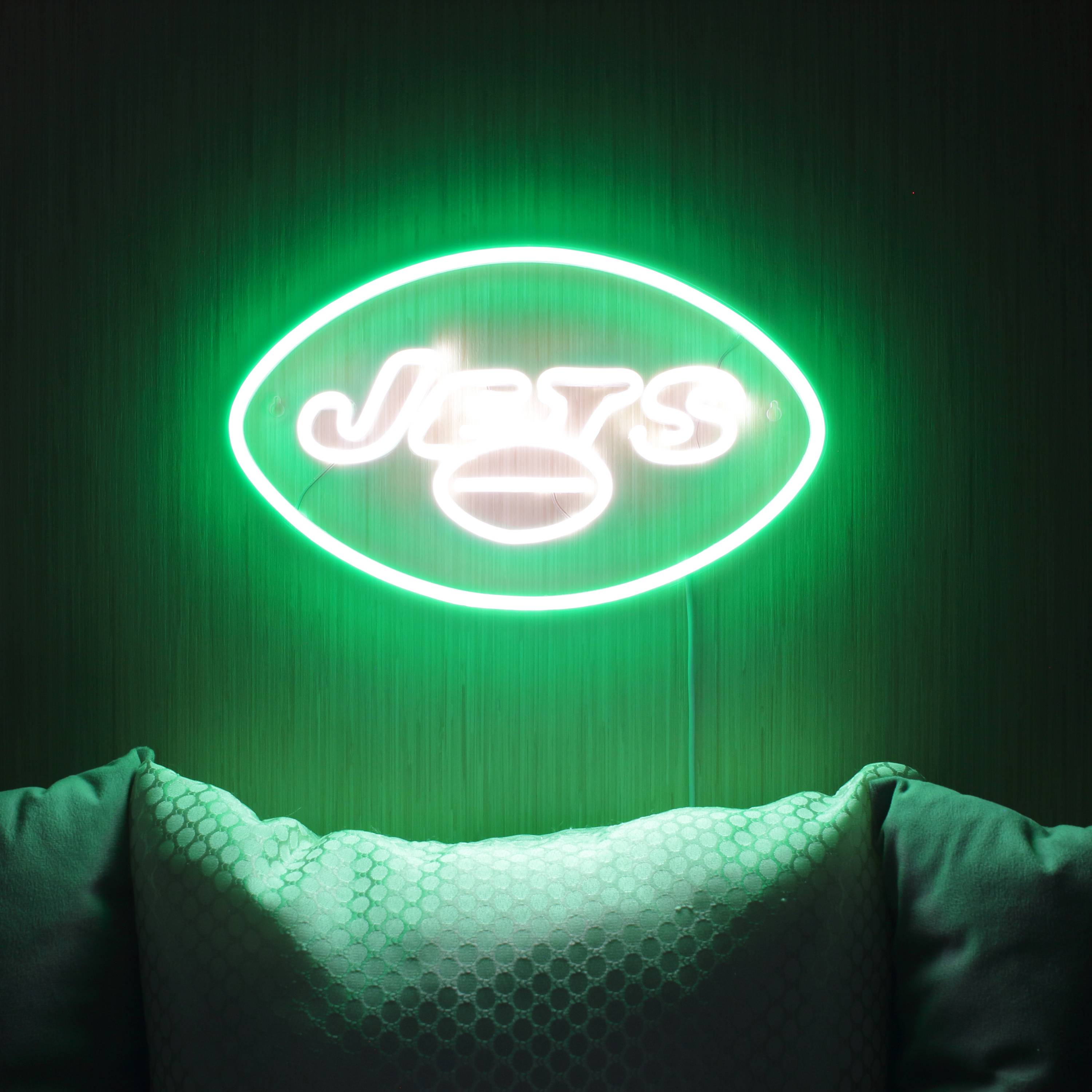 NFL New York Jets Large Flex Neon LED Sign