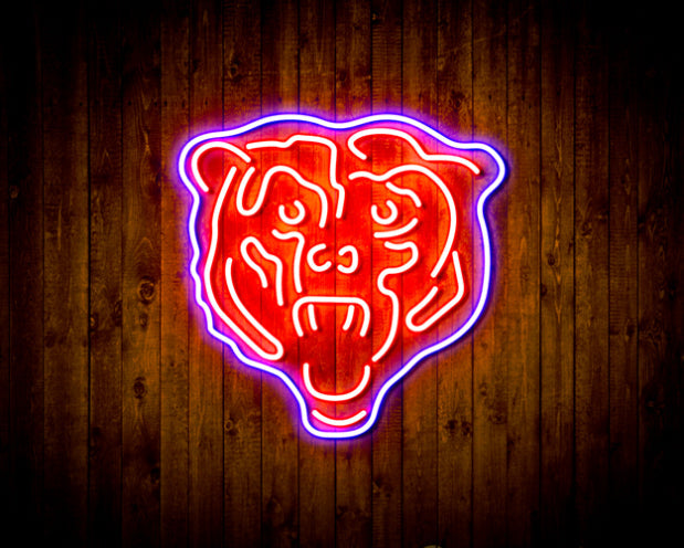 NFL Chicago Bears Logo 2 Handmade Neon Flex LED Sign
