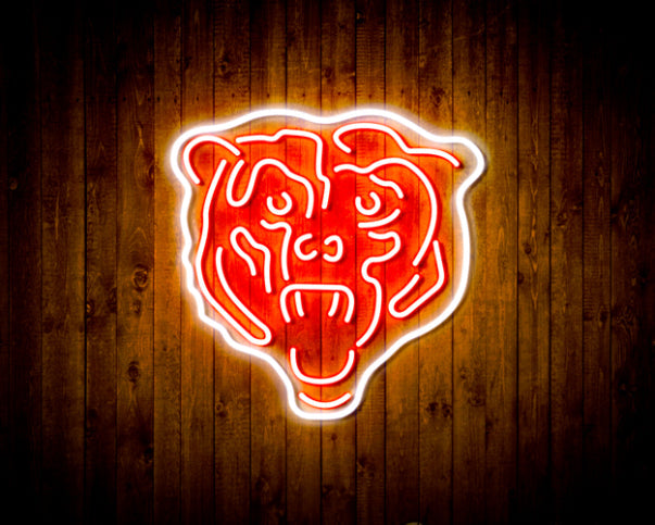 NFL Chicago Bears Bar Handmade Neon Flex LED Sign
