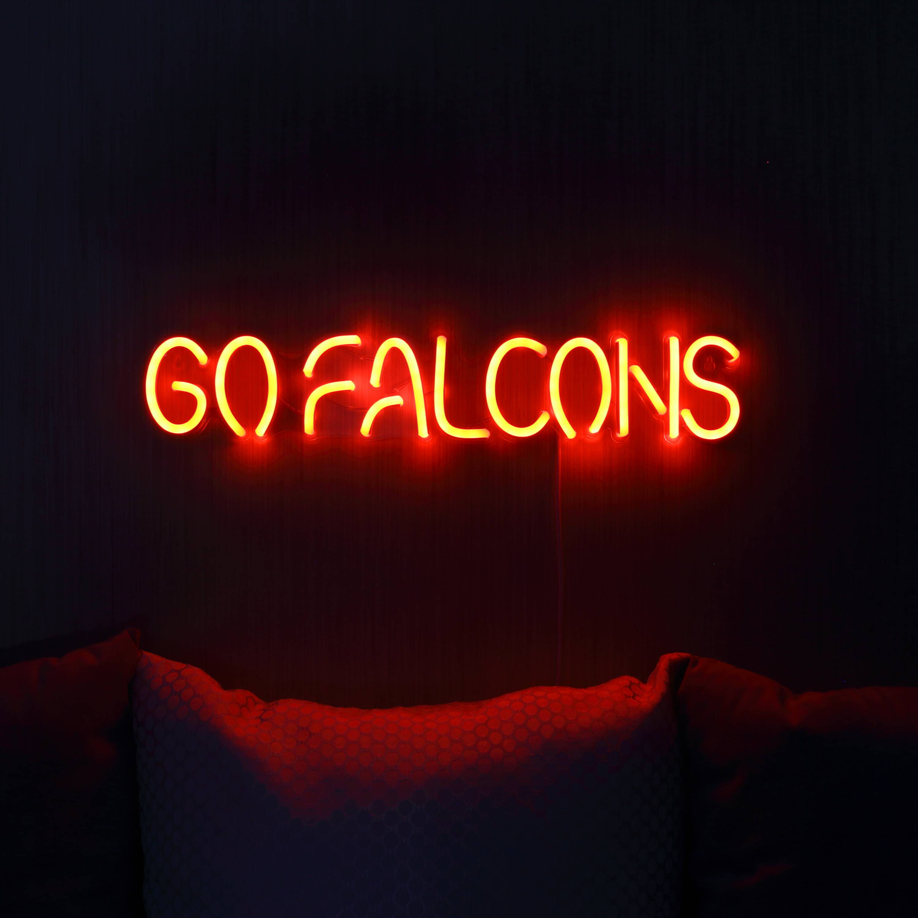 NFL Atlanta Falcons Go Falcons Large Flex Neon LED Sign