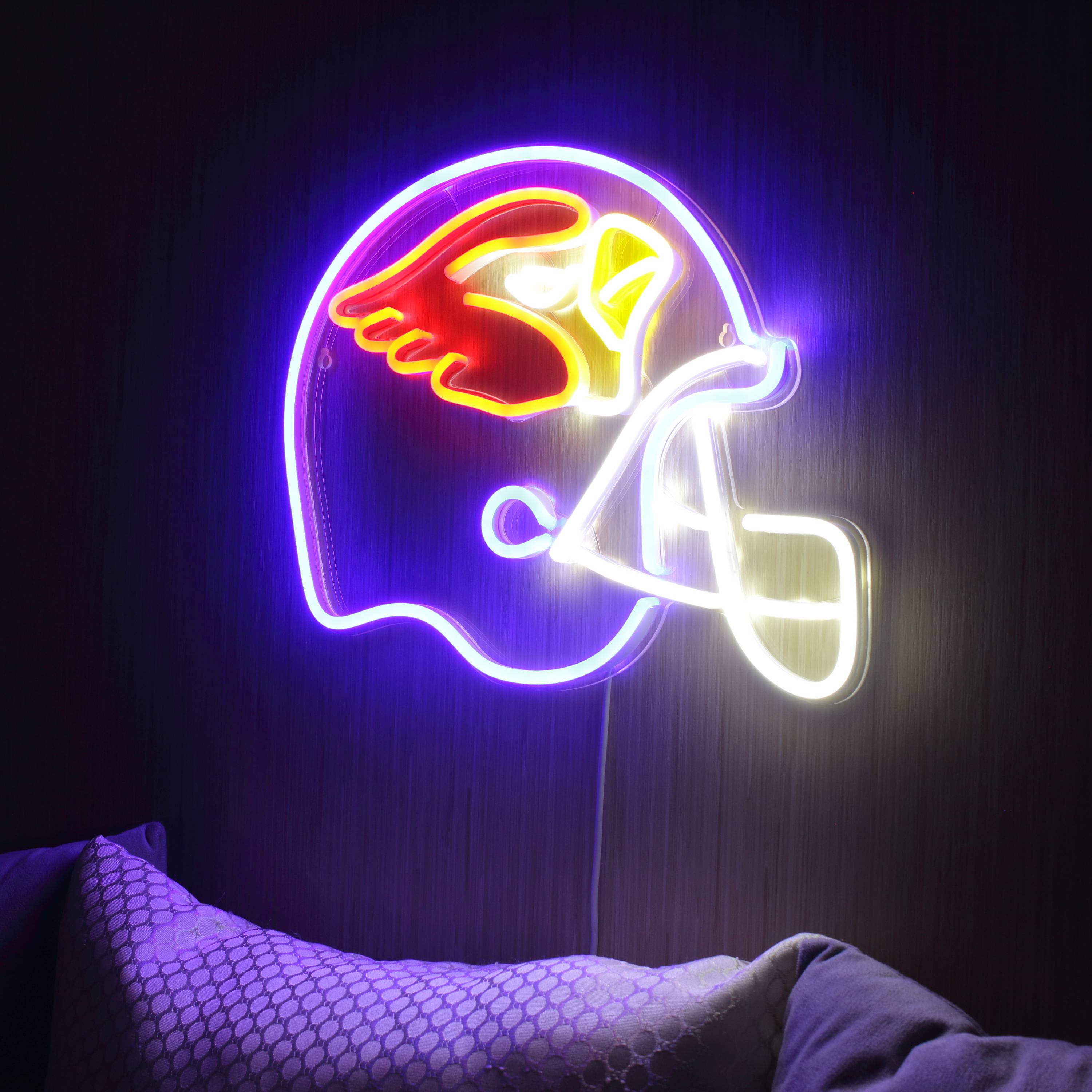 NFL Helmet Arizona Cardinals Large Flex Neon LED Sign