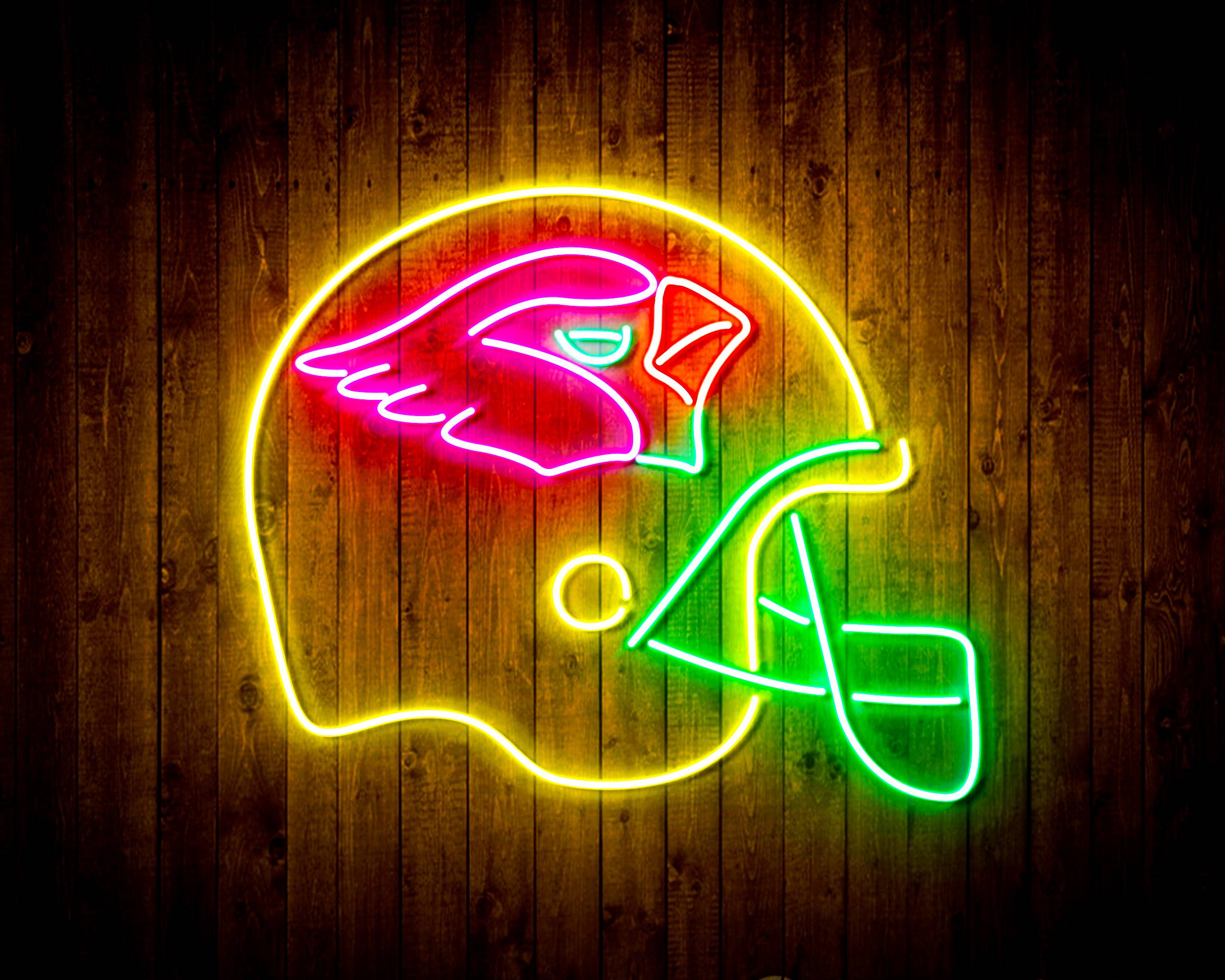 NFL Helmet Arizona Cardinals Bar Neon Flex LED Sign