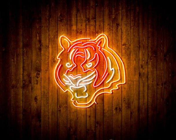 NFL Cincinnati Bengals Handmade Neon Flex LED Sign