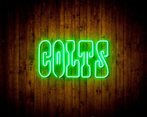 NFL Indianapolis Colts Handmade Neon Flex LED Sign