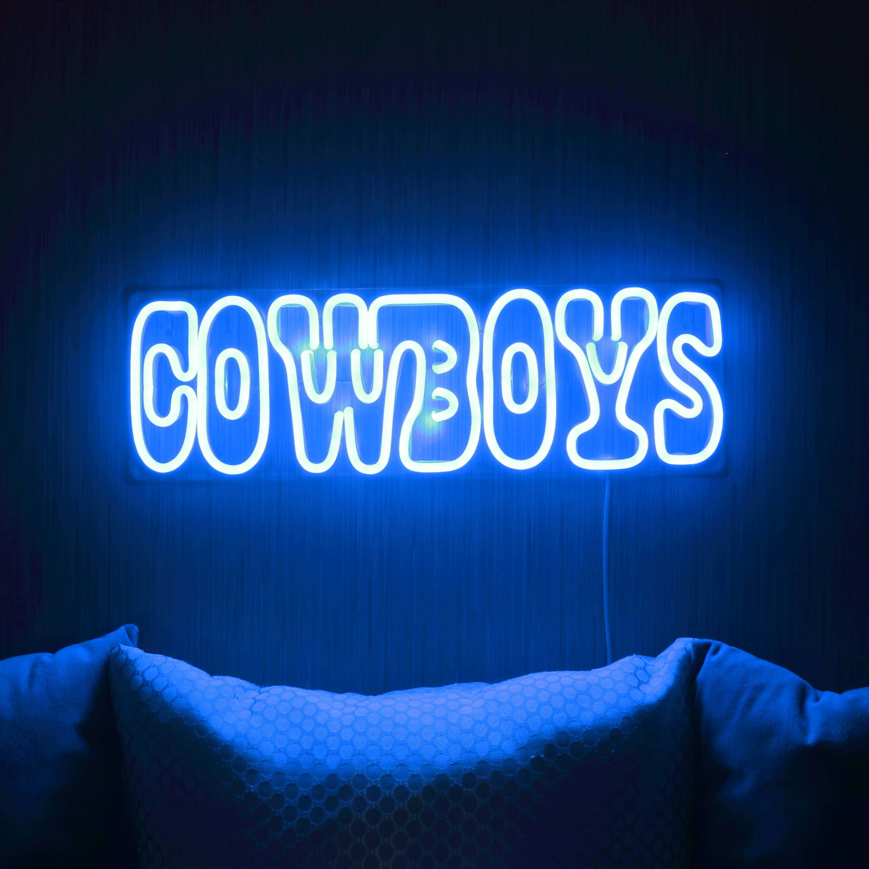 NFL COWBOYS Large Flex Neon LED Sign