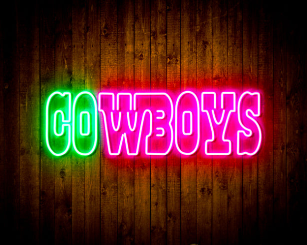 NFL COWBOYS Handmade Neon Flex LED Sign - ProLedSign