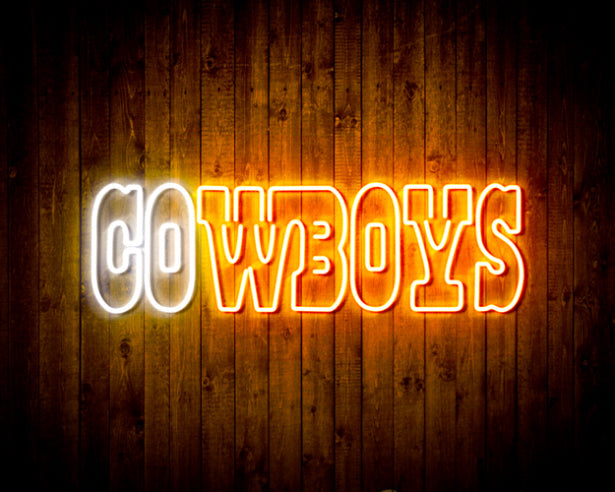 NFL COWBOYS Handmade Neon Flex LED Sign