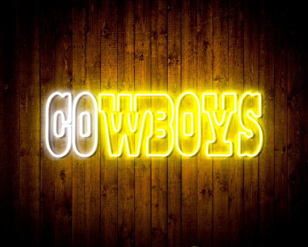 NFL COWBOYS Handmade Neon Flex LED Sign