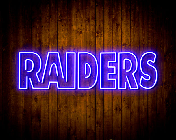 NFL RAIDERS Handmade Neon Flex LED Sign