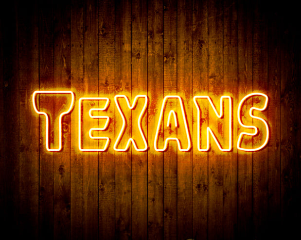 Houston Texans Handmade Neon Flex LED Sign - ProLedSign