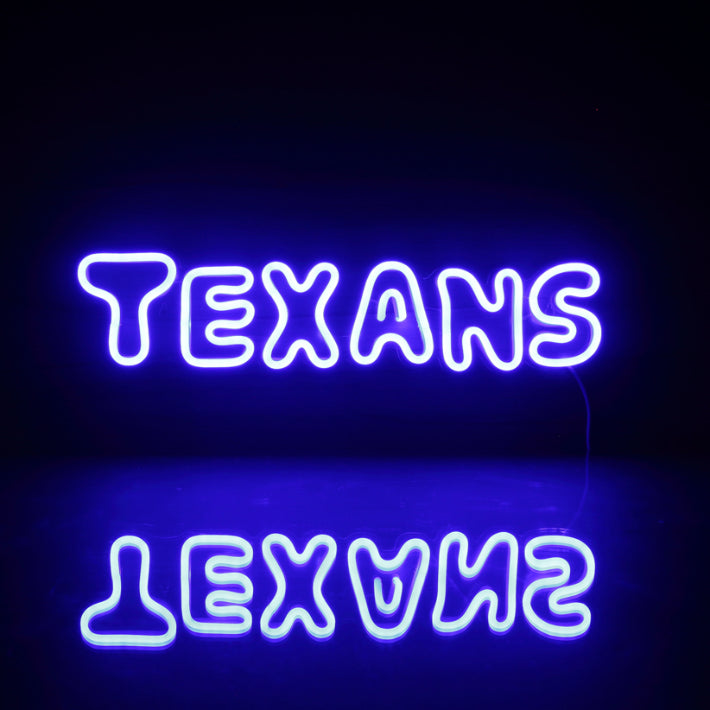 Houston Texans Handmade Neon Flex LED Sign - ProLedSign