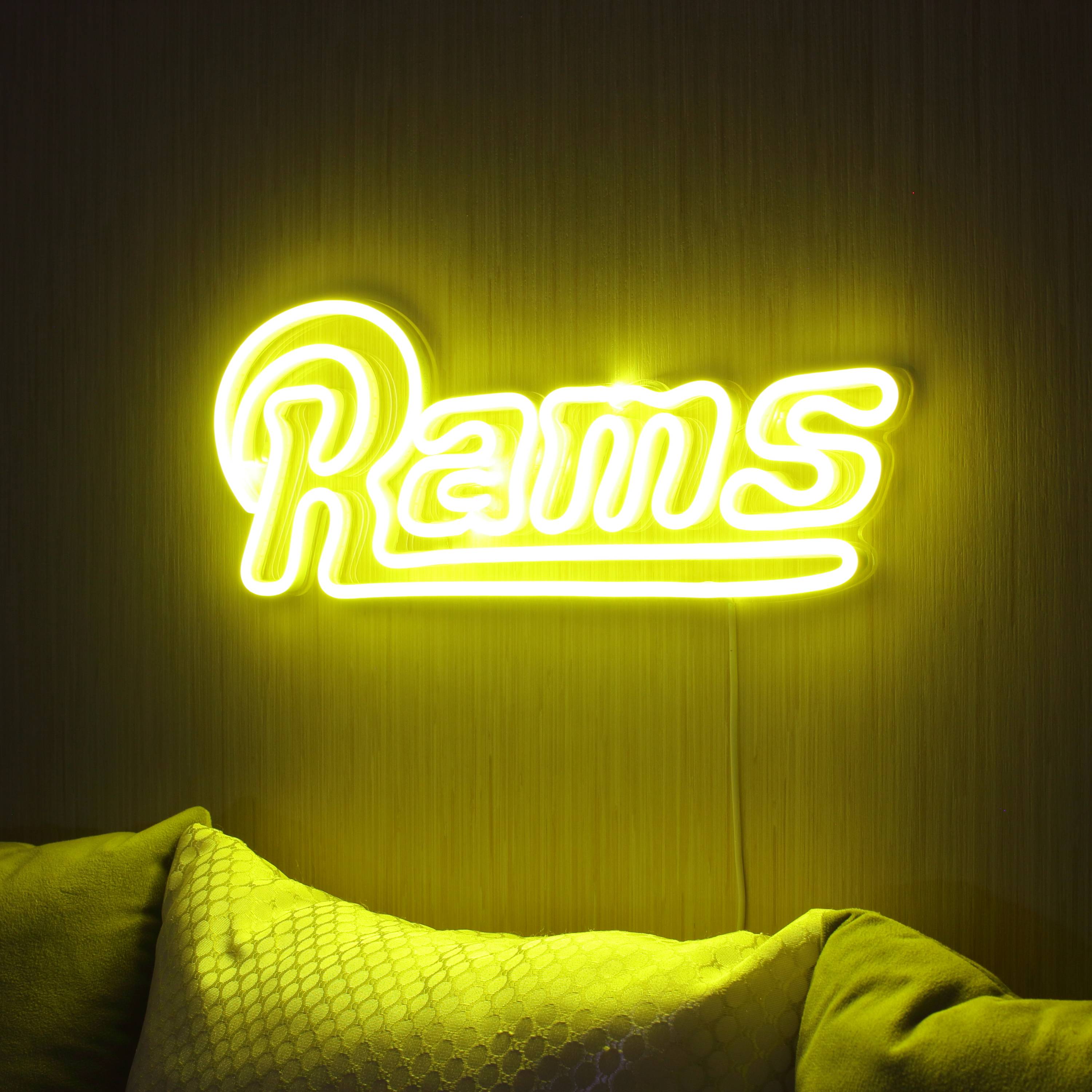 NFL RAMS Large Flex Neon LED Sign