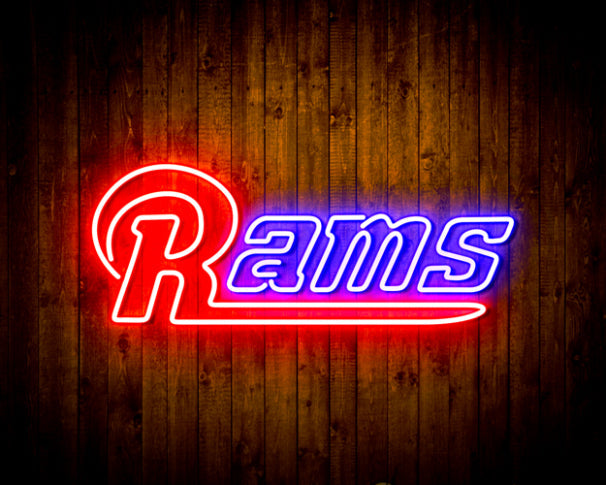 NFL RAMS Handmade Neon Flex LED Sign | Birthday Gift For Him