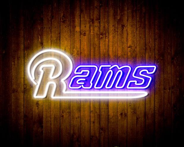 NFL RAMS Handmade Neon Flex LED Sign - ProLedSign