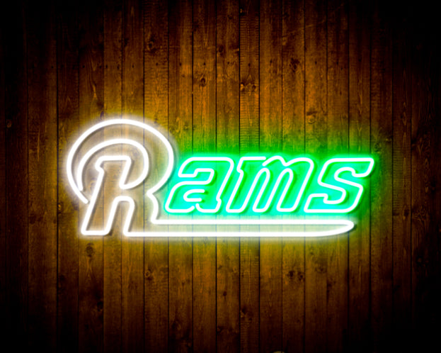 NFL RAMS Handmade Neon Flex LED Sign - ProLedSign