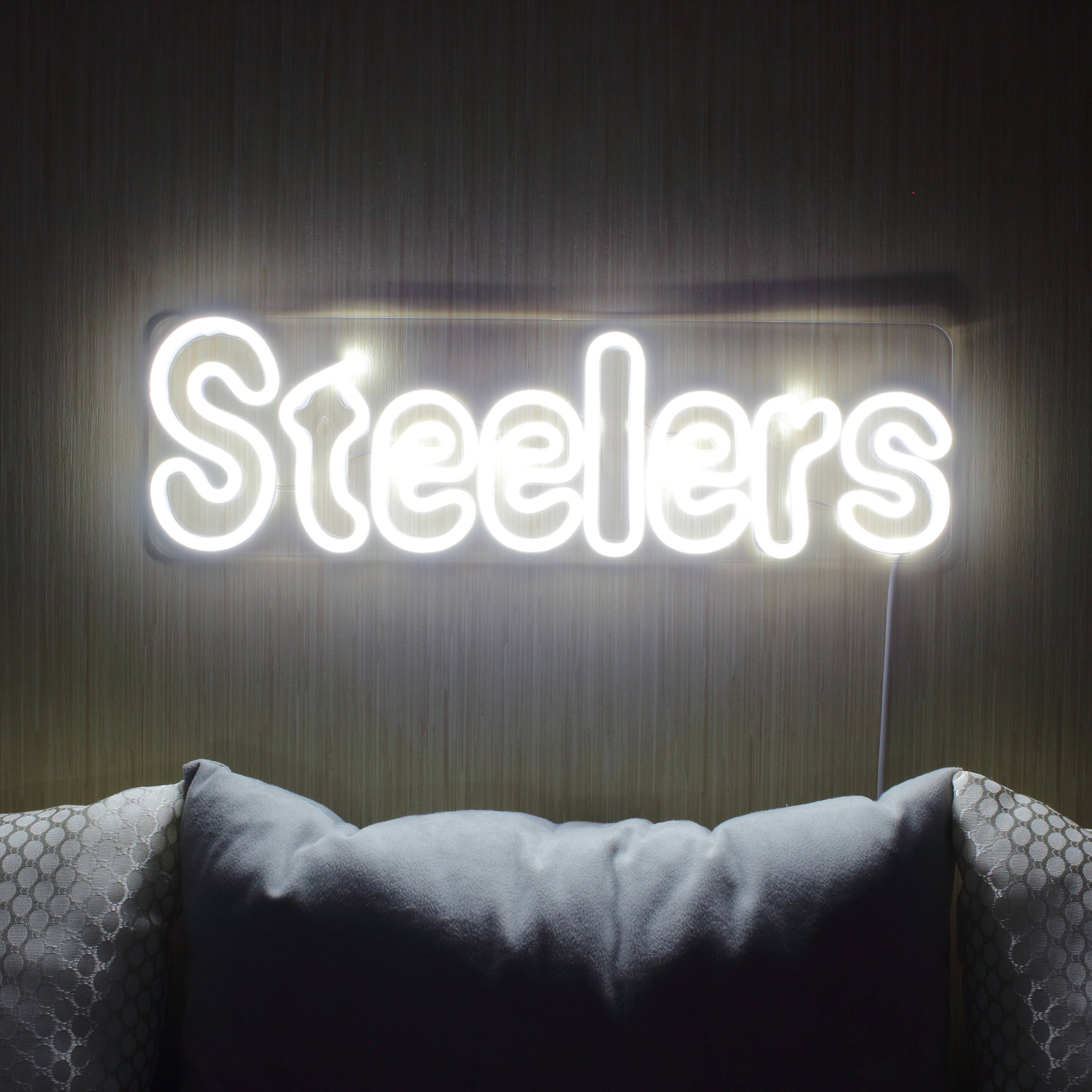 NFL STEELERS Large Flex Neon LED Sign