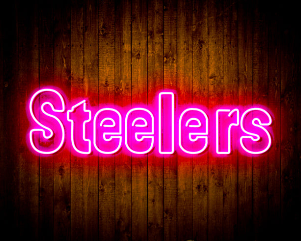 NFL STEELERS Handmade Neon Flex LED Sign